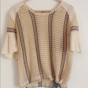 free people knit shirt!! worn once